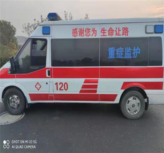 牡丹江救护车出租服务案例3